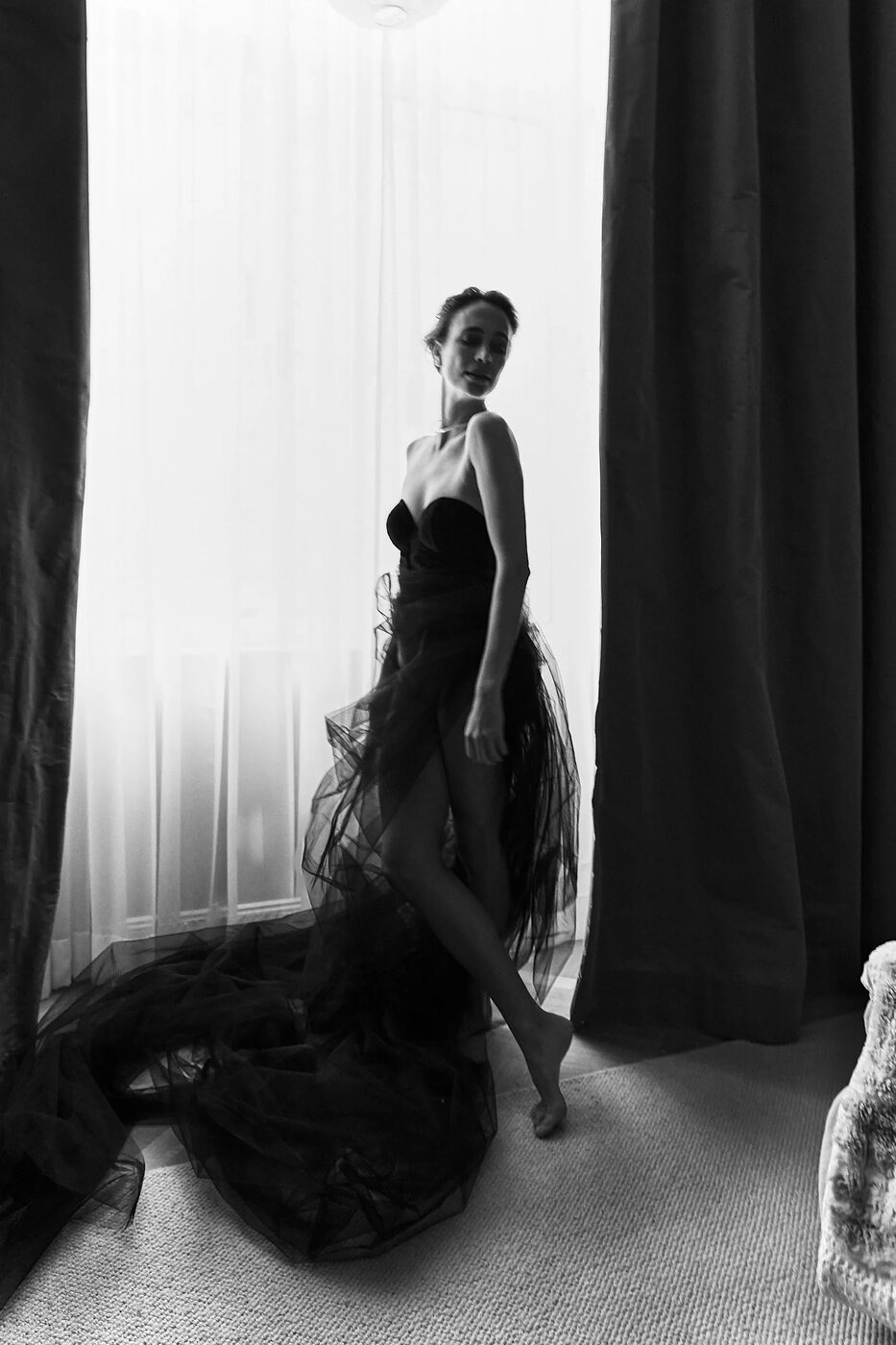 Fine-art black and white photograph by Heather Tammaro